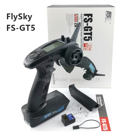 Drone Battery Strap - FlySky FS-GT5 dengan FS-BS6 6CH Penerima